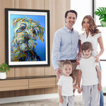 Langhaariger Hund Diamond Painting