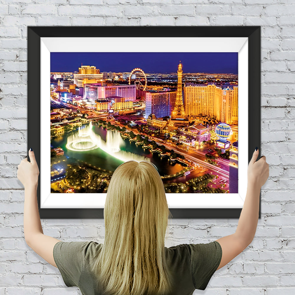 Las Vegas bei Nacht Diamond Painting