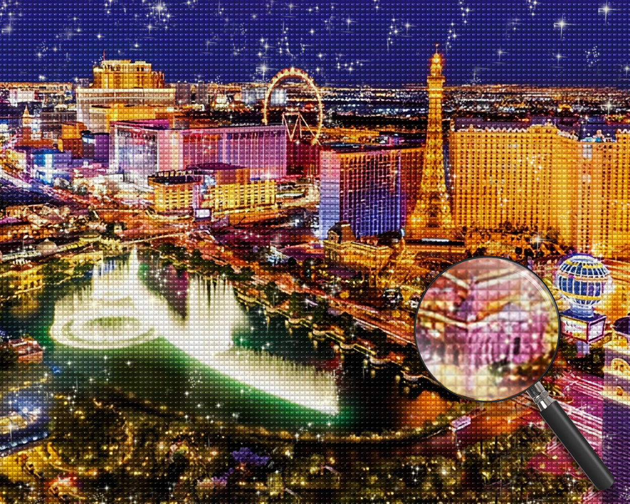 Las Vegas bei Nacht Diamond Painting