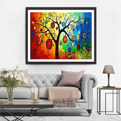 Laternen auf einem Baum Diamond Painting