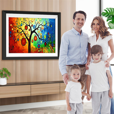 Laternen auf einem Baum Diamond Painting
