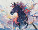 Laufendes buntes Pferd Diamond Painting