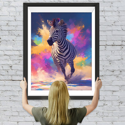 Laufendes Zebra Diamond Painting