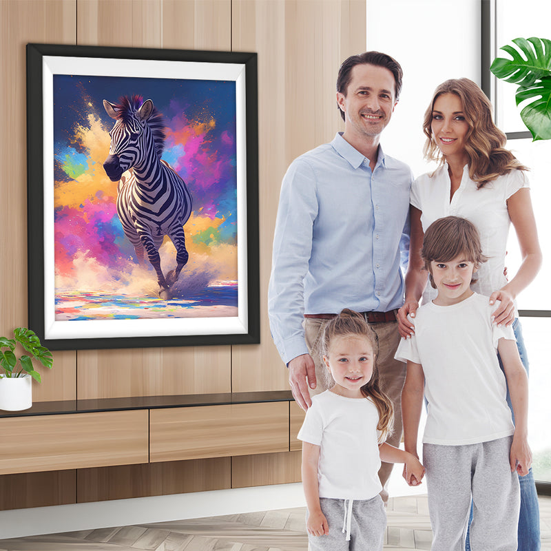 Laufendes Zebra Diamond Painting