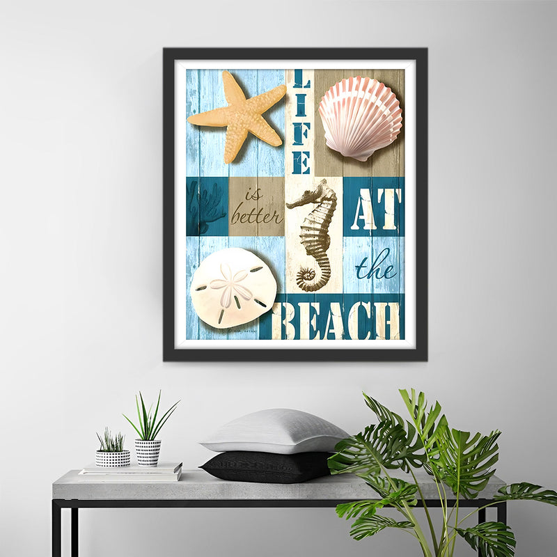 Leben am Strand Diamond Painting