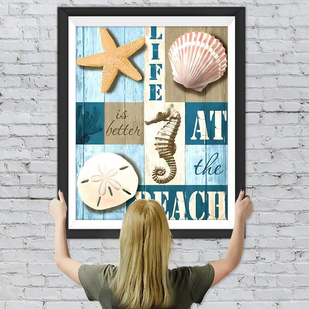 Leben am Strand Diamond Painting