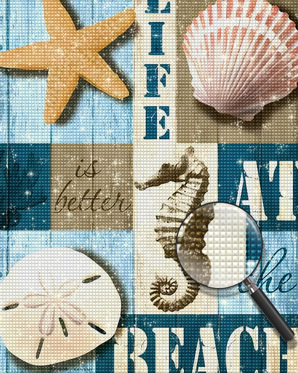 Leben am Strand Diamond Painting