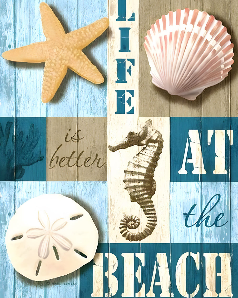 Leben am Strand Diamond Painting