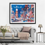 Lebhafte moderne Stadt Diamond Painting
