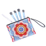 Lebhaftes, farbenfrohes Mandala Diamond Painting Handgelenktasche