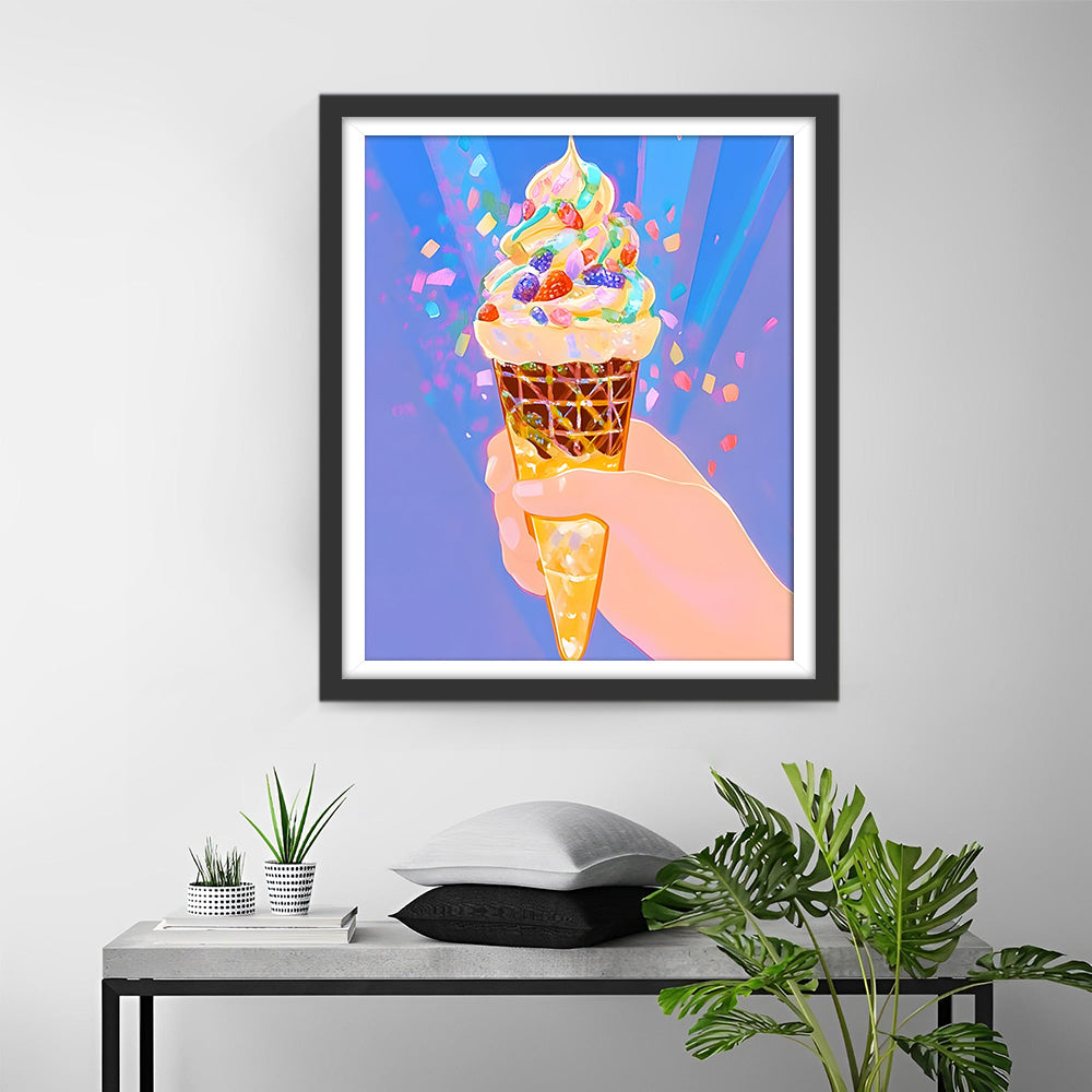 Leckeres Eis Diamond Painting