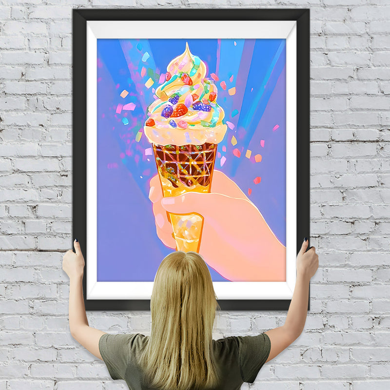 Leckeres Eis Diamond Painting