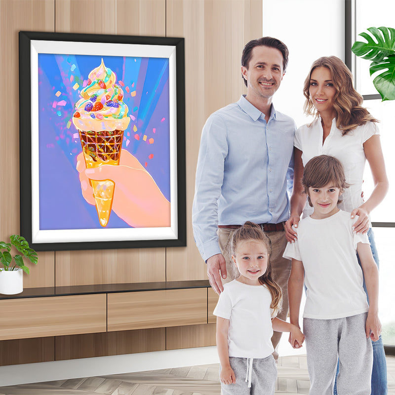 Leckeres Eis Diamond Painting