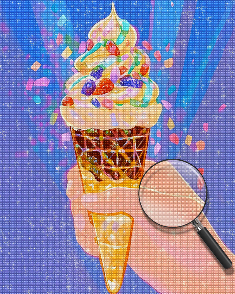 Leckeres Eis Diamond Painting