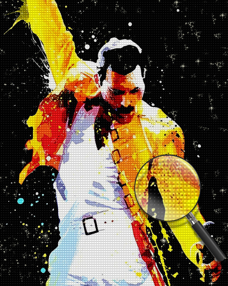 Legendäre Königin - Freddie Diamond Painting