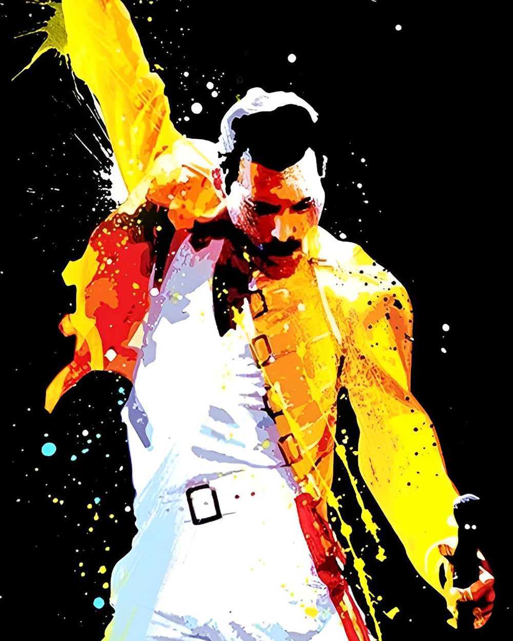 Legendäre Königin - Freddie Diamond Painting