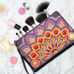 Leidenschaftliches rotes Mandala Diamond Painting Handgelenktasche