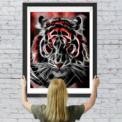 Leuchtender cooler Tiger Diamond Painting