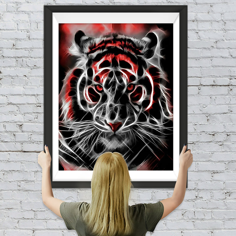 Leuchtender cooler Tiger Diamond Painting