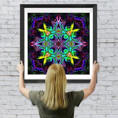 Leuchtendes Mandala Diamond Painting