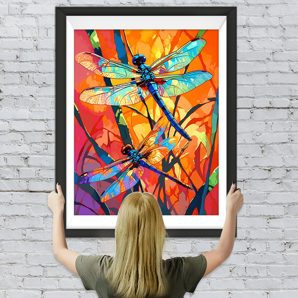 Libellen Diamond Painting