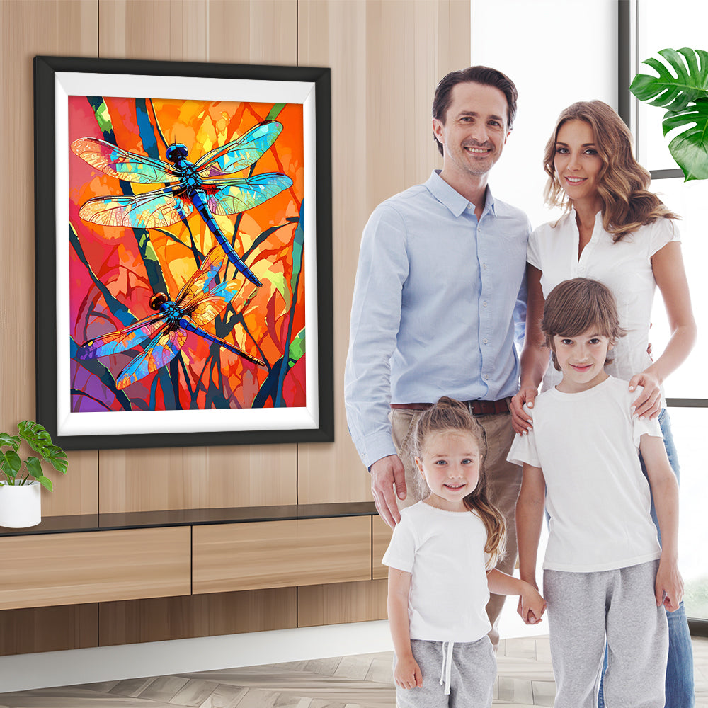 Libellen Diamond Painting