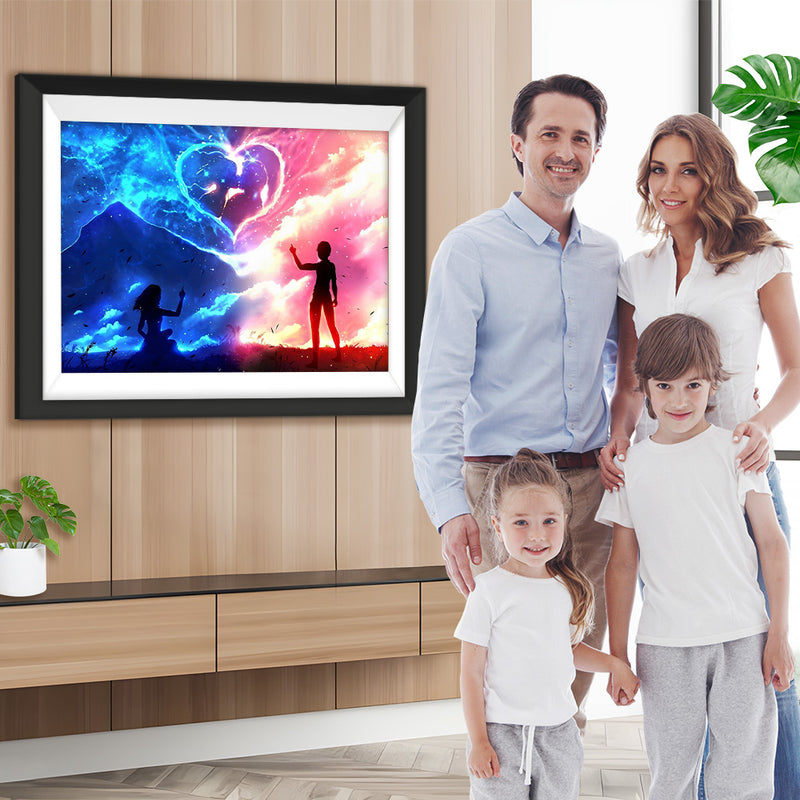 Liebe Eis Feuer Diamond Painting