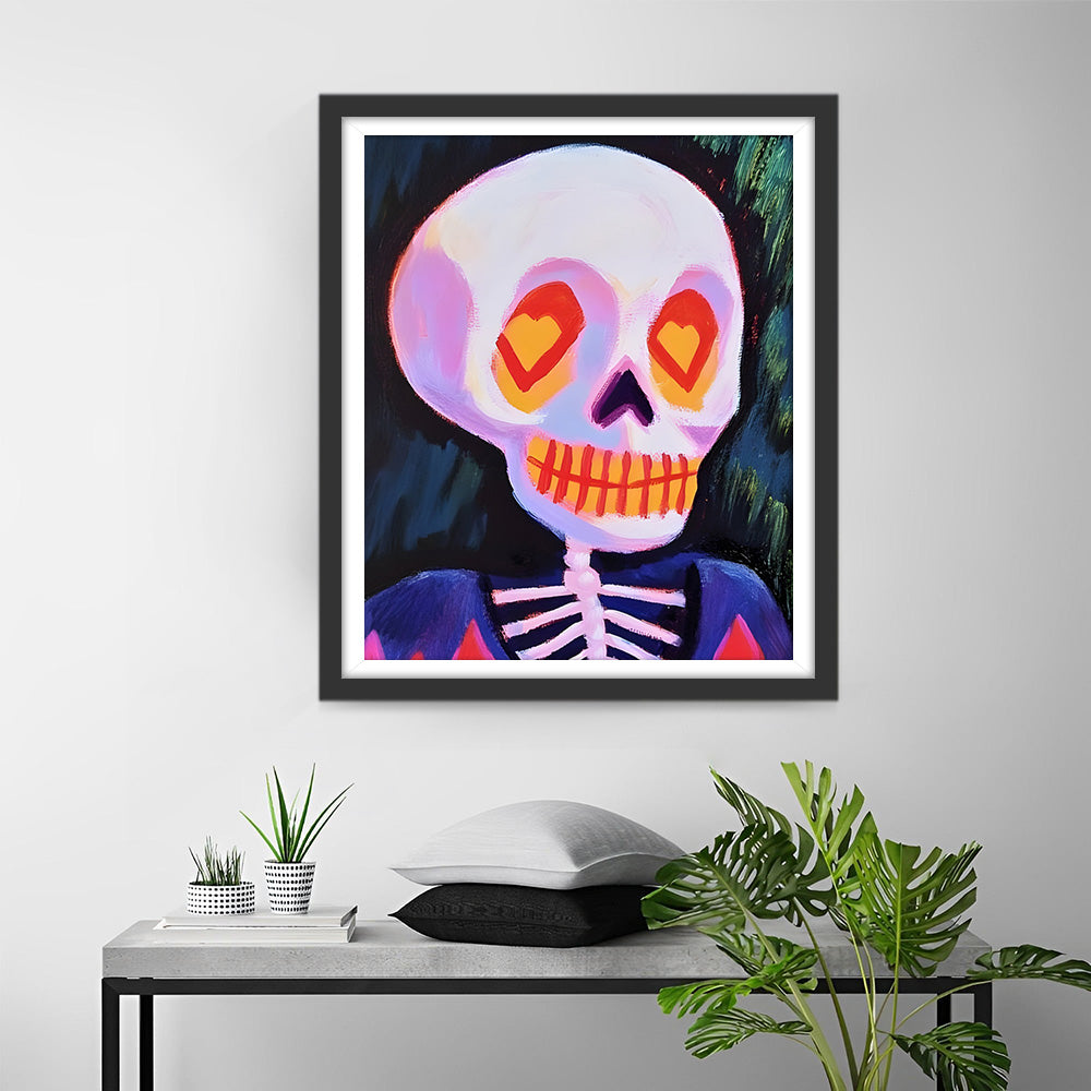 Liebe Gehirn Schädel Diamond Painting