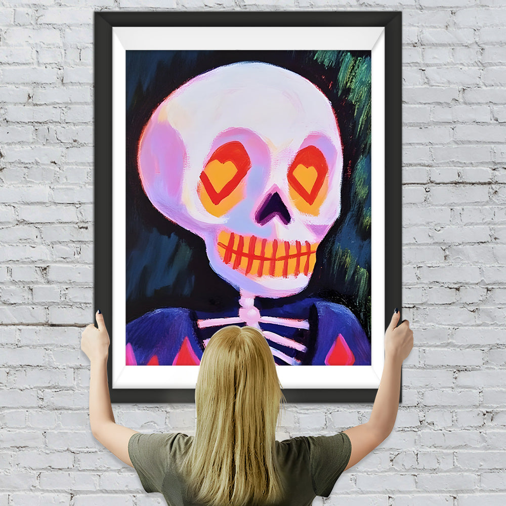 Liebe Gehirn Schädel Diamond Painting