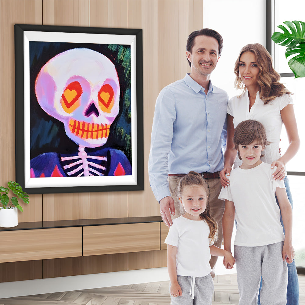 Liebe Gehirn Schädel Diamond Painting