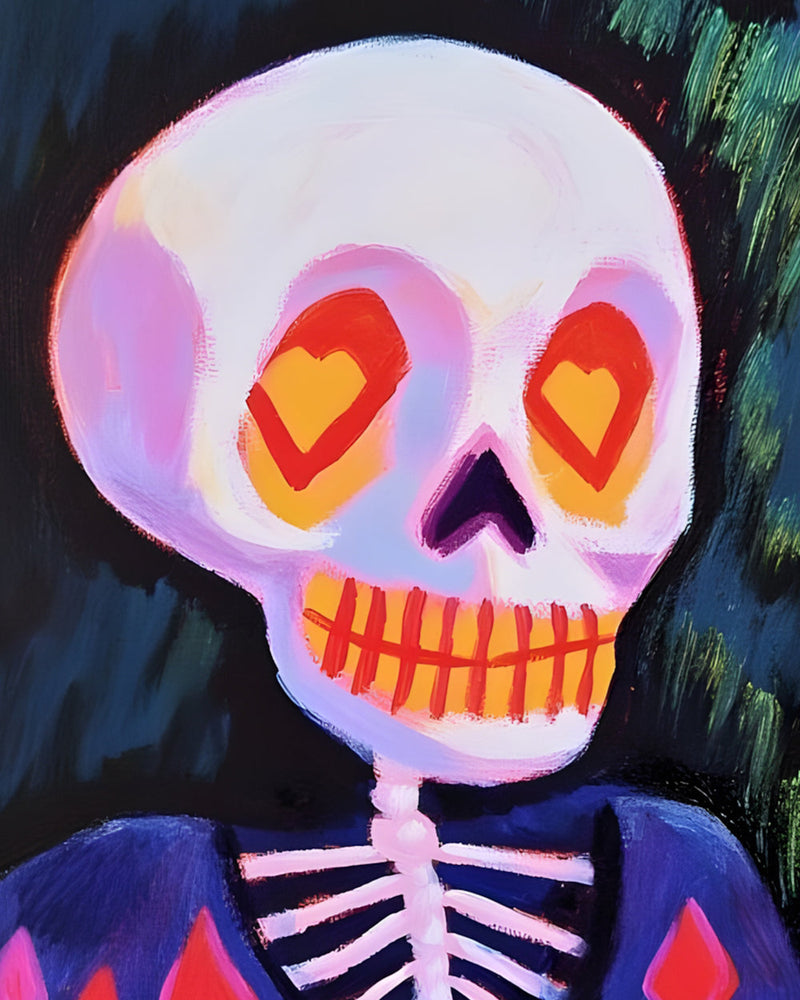 Liebe Gehirn Schädel Diamond Painting