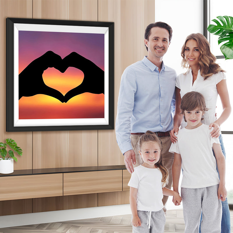 Liebe Sonnenuntergang Diamond Painting