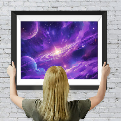 Lila Raum Diamond Painting