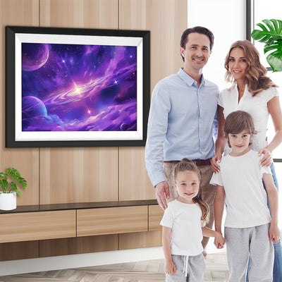 Lila Raum Diamond Painting