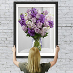 Lila Rosen und Flieder Diamond Painting