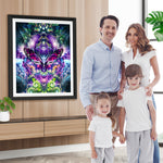 Lila Schmetterlingsmaske Diamond Painting