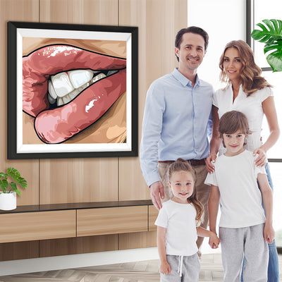 Lippen Diamond Painting