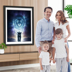 Löwe am Himmel Diamond Painting