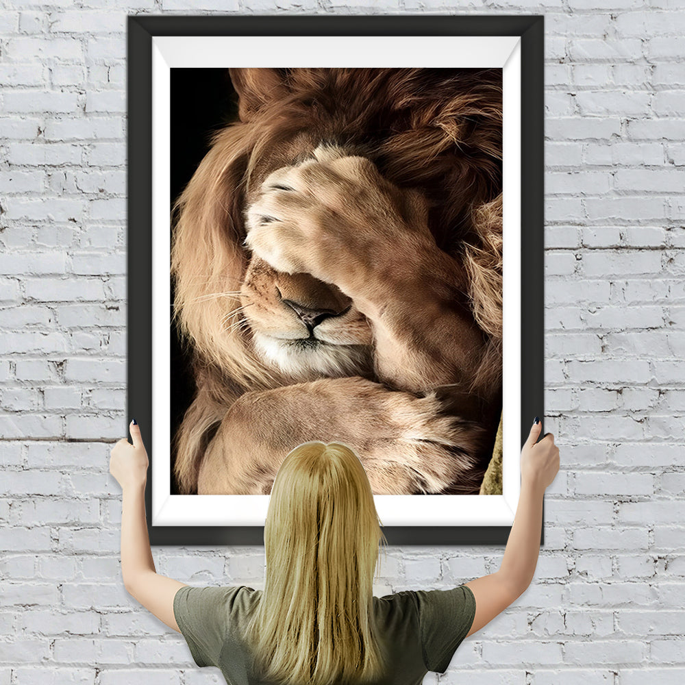 Löwe Diamond Painting