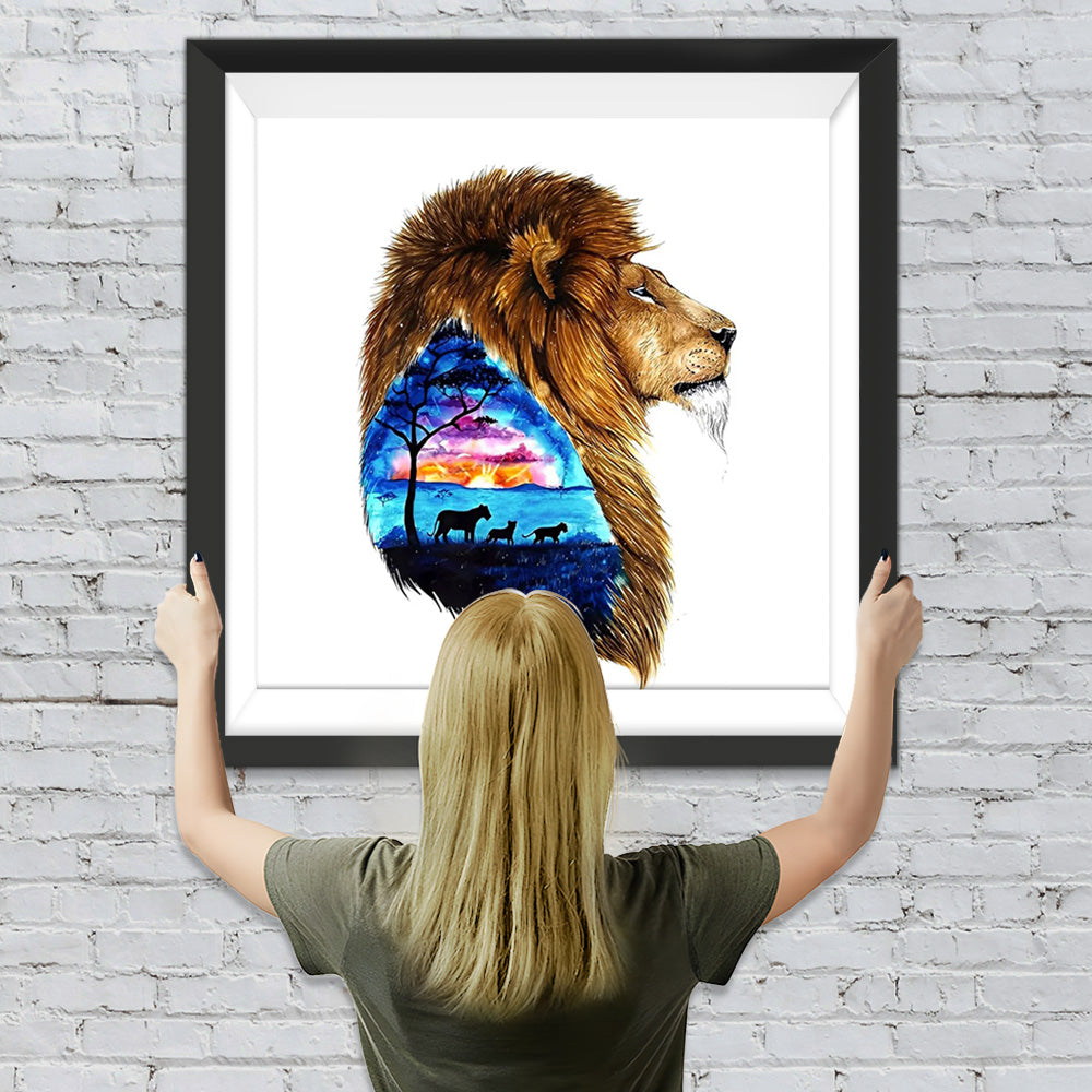 Löwe Diamond Painting