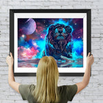 Löwe im Weltraum Diamond Painting