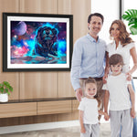 Löwe im Weltraum Diamond Painting