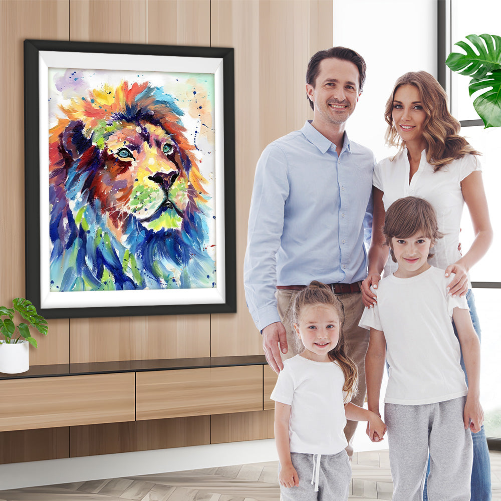 Löwe Ölgemälde Diamond Painting