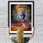 Löwe Sternenhimmel Diamond Painting