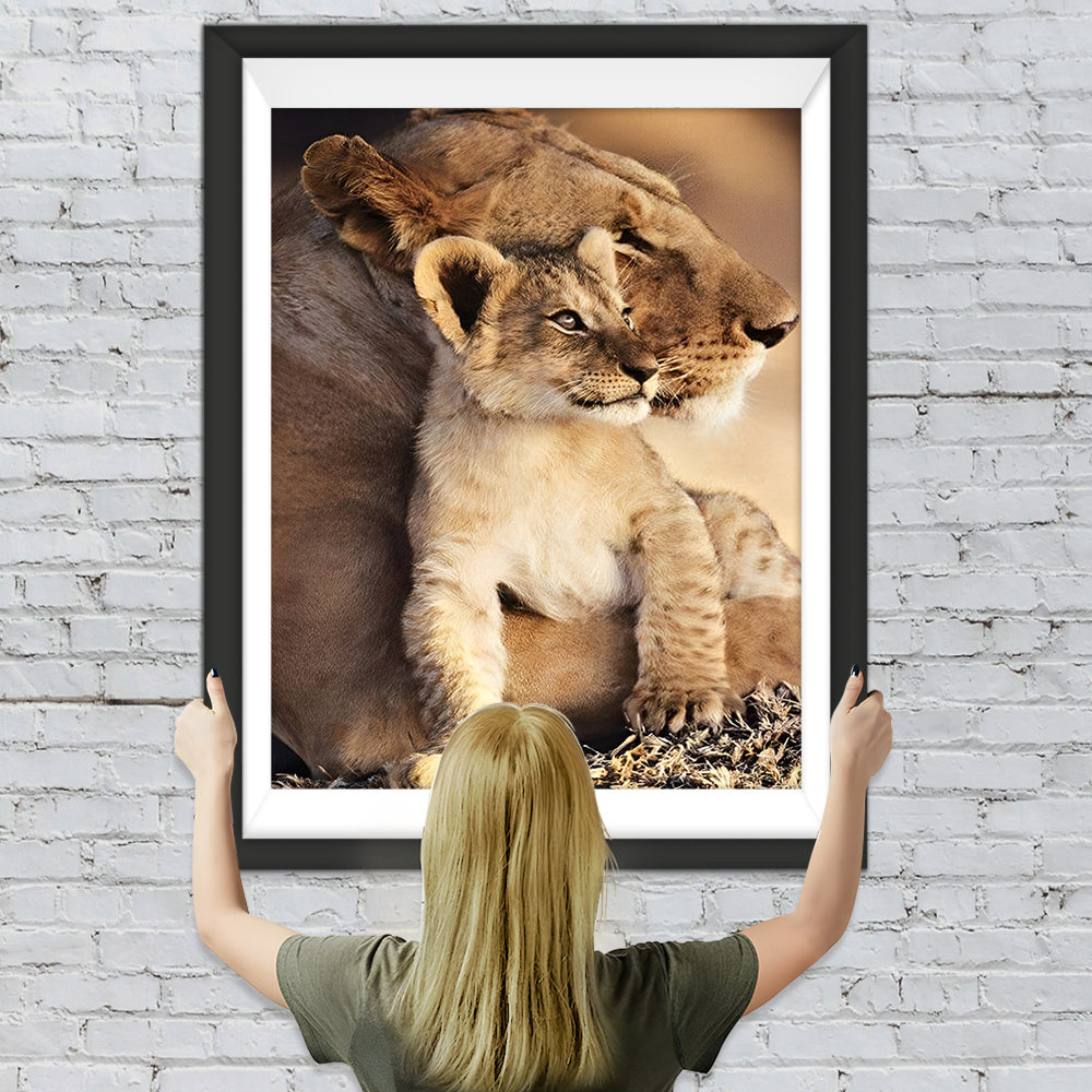 Löwen Diamond Painting