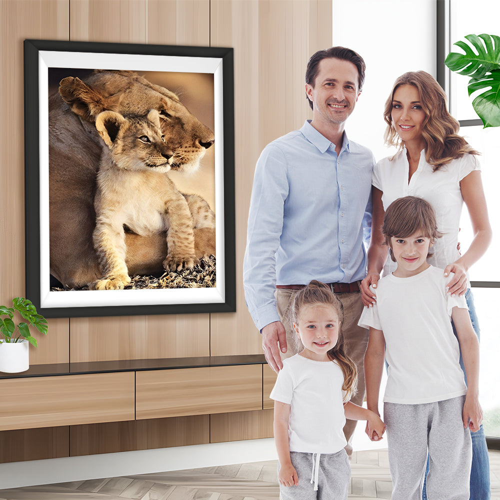 Löwen Diamond Painting