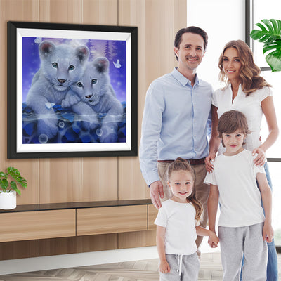 Löwenbabys Diamond Painting