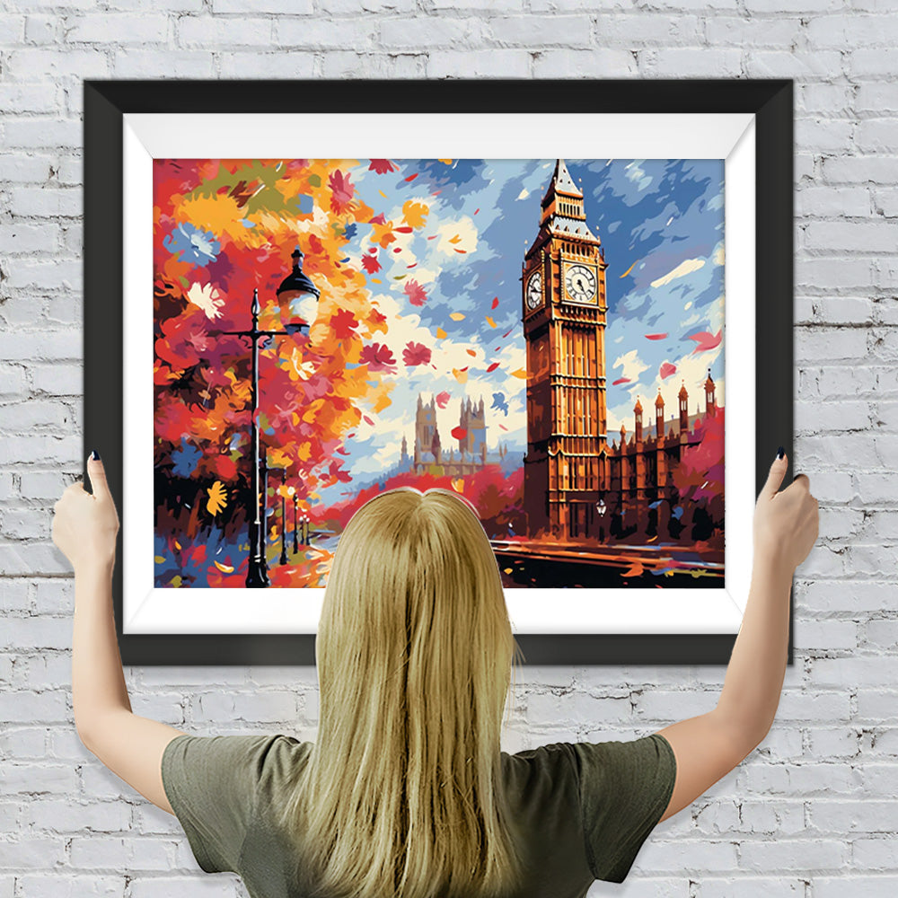 London im Herbst Diamond Painting