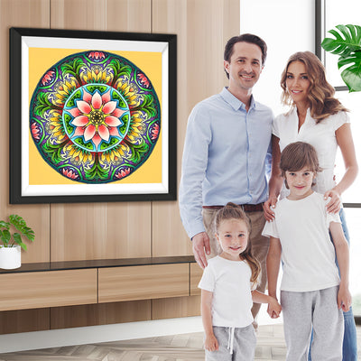 Lotus-Mandala Diamond Painting