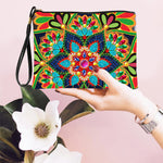 Lotus Mandala Diamond Painting Handgelenktasche